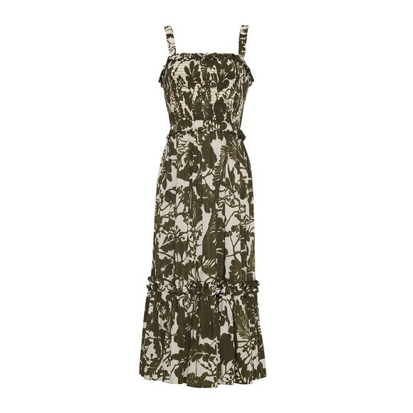 Cara Cara Dresses & Skirts - Cara Cara Brenda Printed Dress - S - Olive Mill Reef